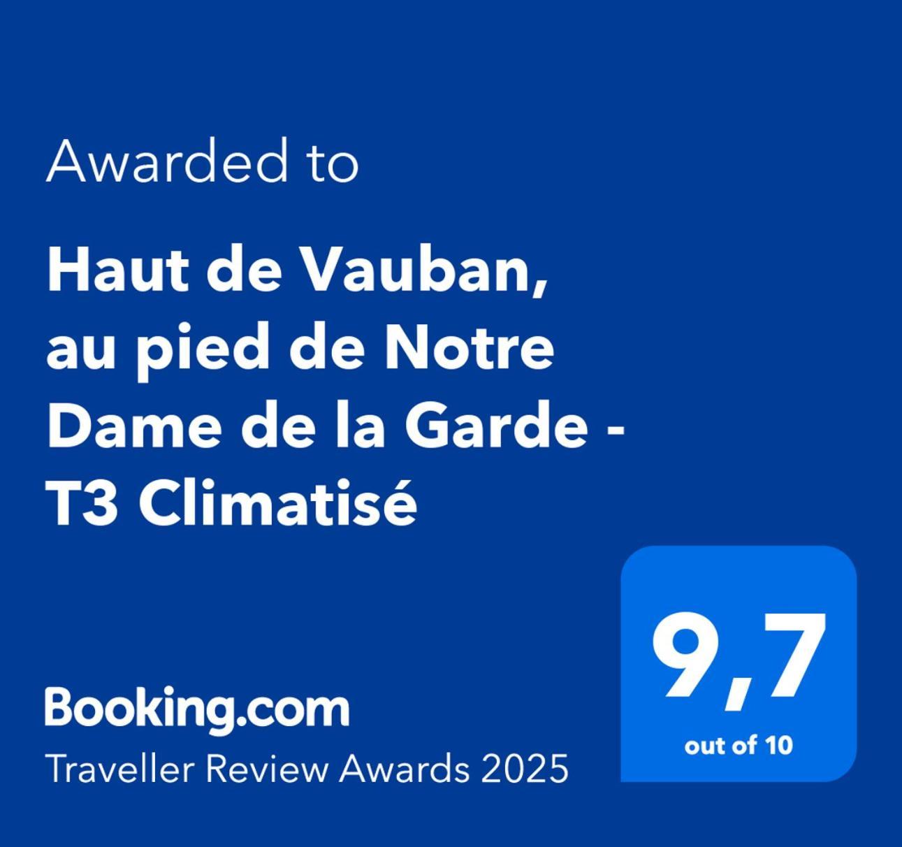 Haut De Vauban, Au Pied De Notre Dame De La Garde - T3 Climatise Marseilles Buitenkant foto